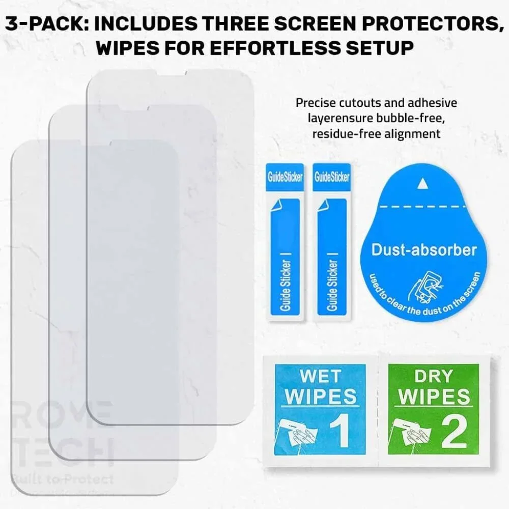 2-Pack Tempered Glass Screen Protector for iPhone 14 Pro Max